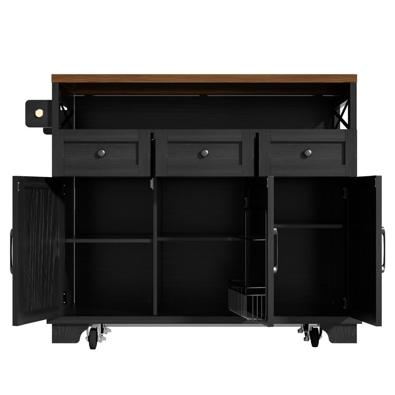 Kitchen Cart, Black