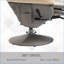 Fauteuil inclinable manuel, pivotant à 360 °, inclinable à 135 °, en similicuir avec porte-gobelet et amp; Poche de rangement | Gris anthracite | Structure en acier