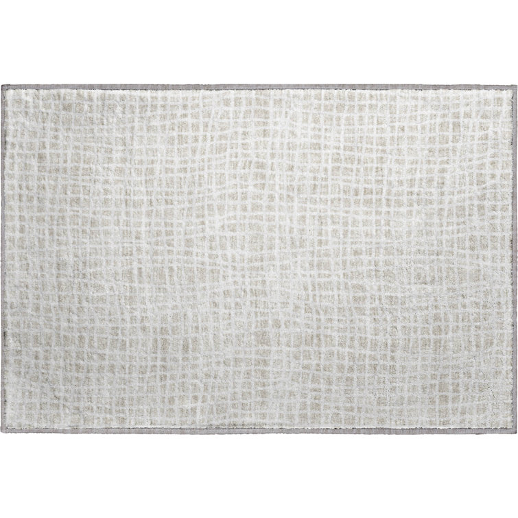 Premium Machine Washable Prisco Ivory Rug