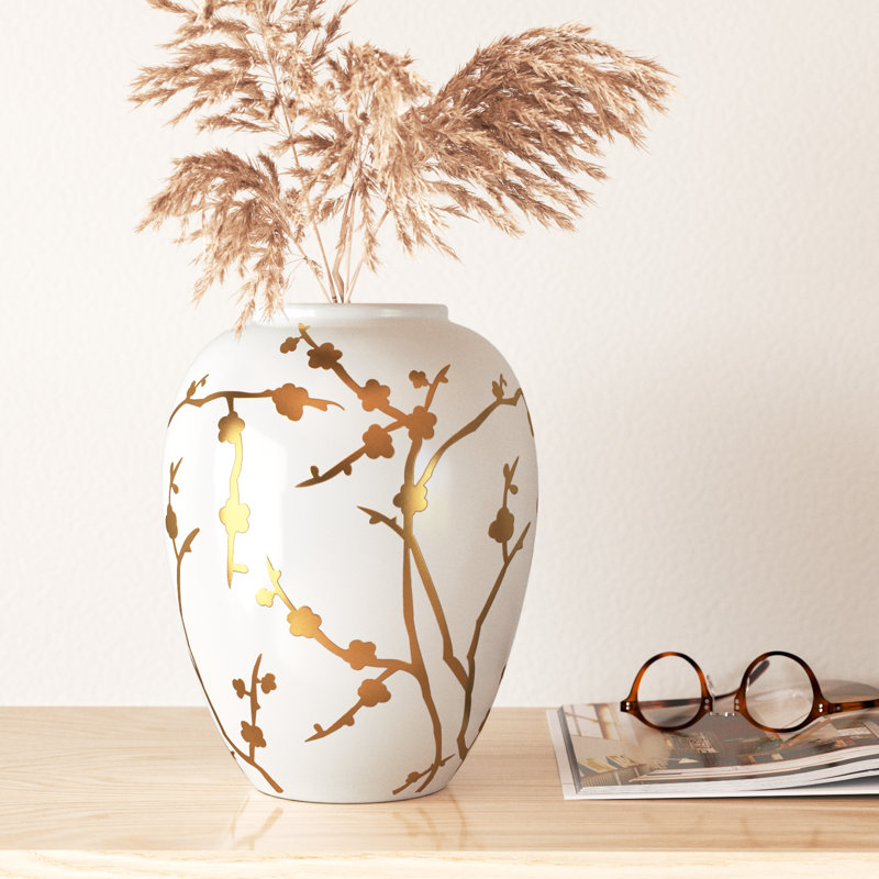 Vase de table en porcelaine Parikh, White