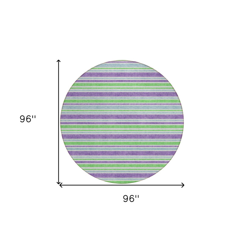 Tapis d'intérieur rond 8 po