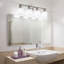 Applique murale moderne 24 po à 4 lumières pour salle de bain 24 lumières en nickel avec abat-jour en verre givré blanc laiteux-1080949345-1083227891