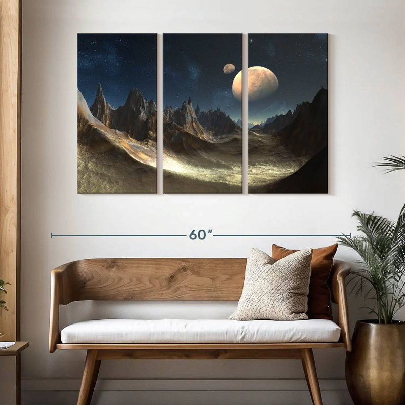 Planète Kelan Alien, H 32 po x l 50 po