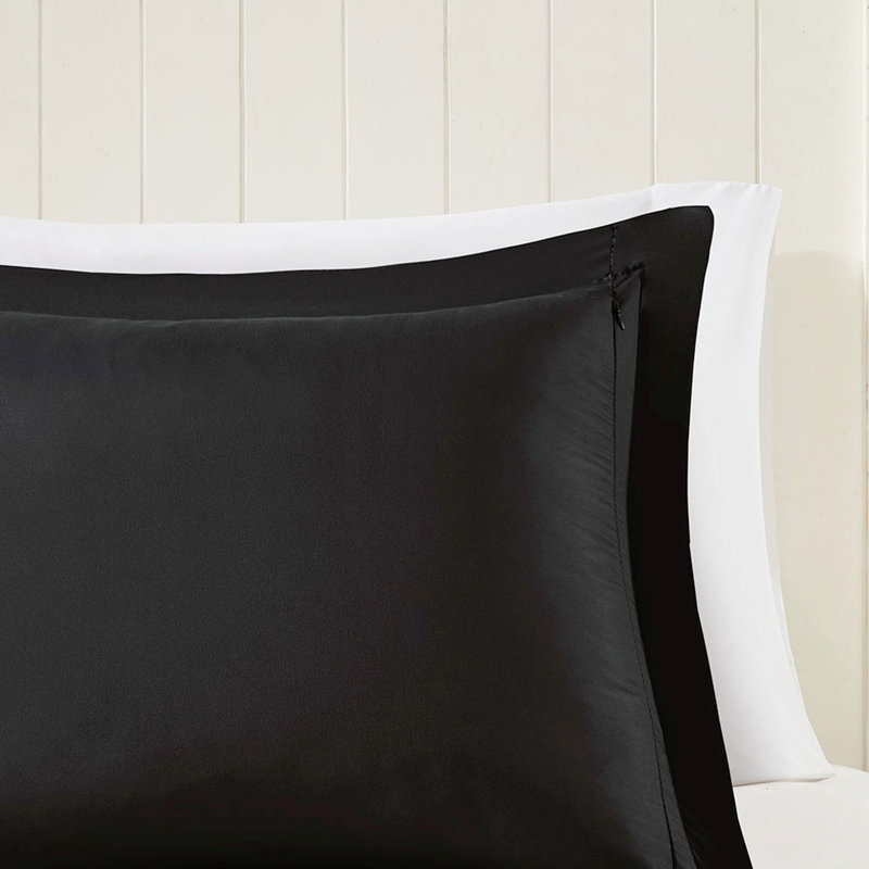 Édredon 3 m - rembourré, 2 taies décoratives, réversible, chaud, lavable à la machine, matelassé en diamant doux et confortable, chaud