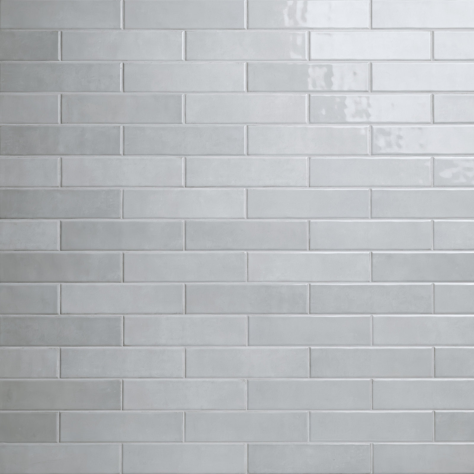 Renzo Glossy Ceramic Subway Wall Tile, Sky