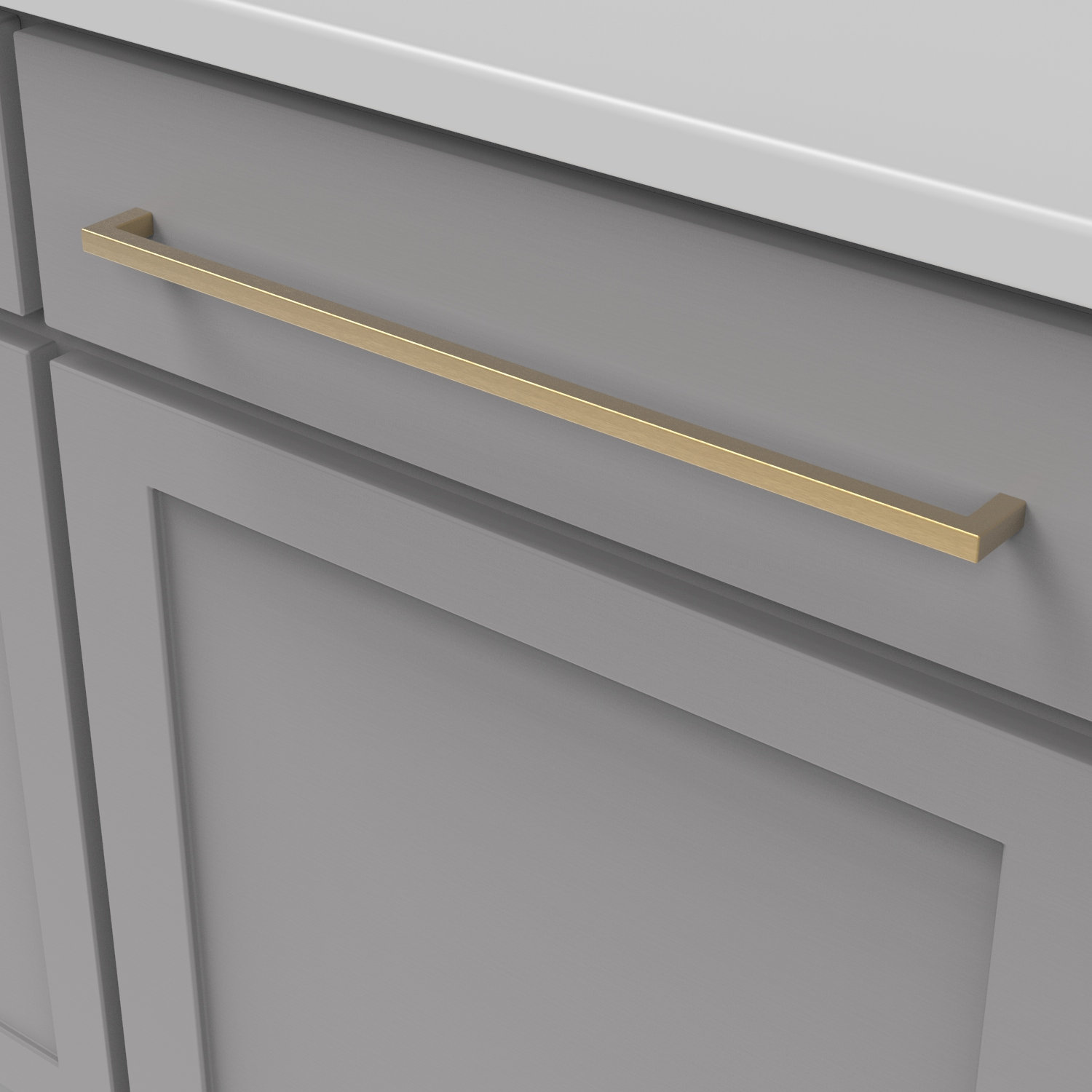Skylight Cabinet Handle Pull, Champagne Bronze, 18", 1