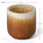 BARREL PLANTER, AMBER-384831144
