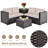 4 - Person Patio Conversation Set with Cushions