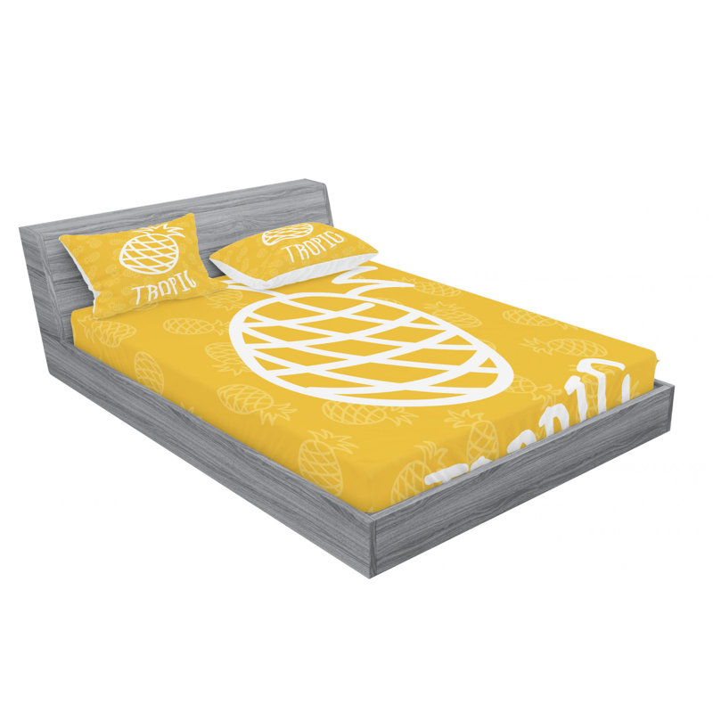 Microfiber Sheet Set, Full Sheet Set with Fitted Sheet