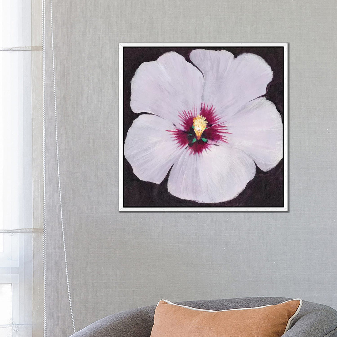 Hibiscus Portrait II von Tim OToole - Galerie-verpackte Leinwand Giclée