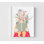 Impression florale, impression de tête de plante, Art mural féminin, Art féminin, Art mural, Art mural encadré