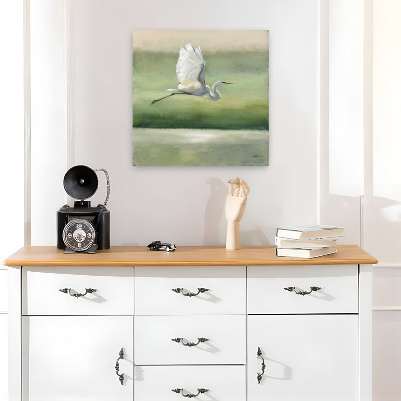 Art contemporain avec animaux, H 18 po x l 18 po