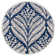 Arisdelsy Floral Handmade Tufted Wool Navy/Ivory Area Rug