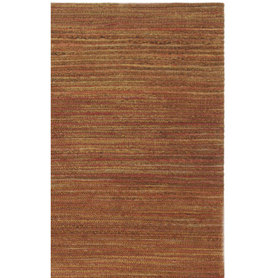 Doleman Hand Woven Hemp/Cotton Rug in Rust