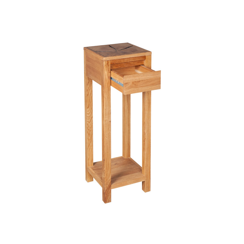 Damaa Plant Stand, Oak, 90cm H x 30cm L x 30cm D