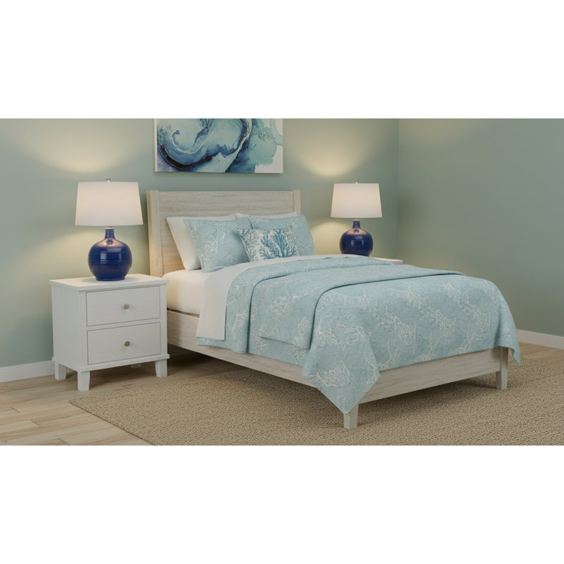 Padua 27 in. Admiral Blue Table Lamp