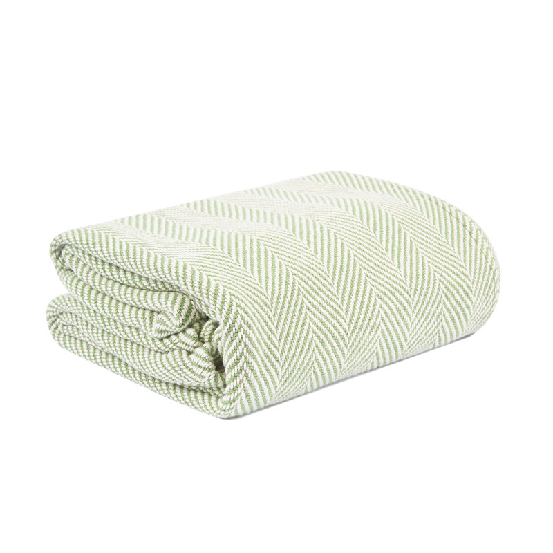 Edgartown 50" x 70" Throw, Ivy