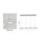 Luminaire suspendu en cristal 7 lumières Csoma
