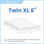 Matelas en mousse viscoélastique gélifiée 12 po-585615500-585615499