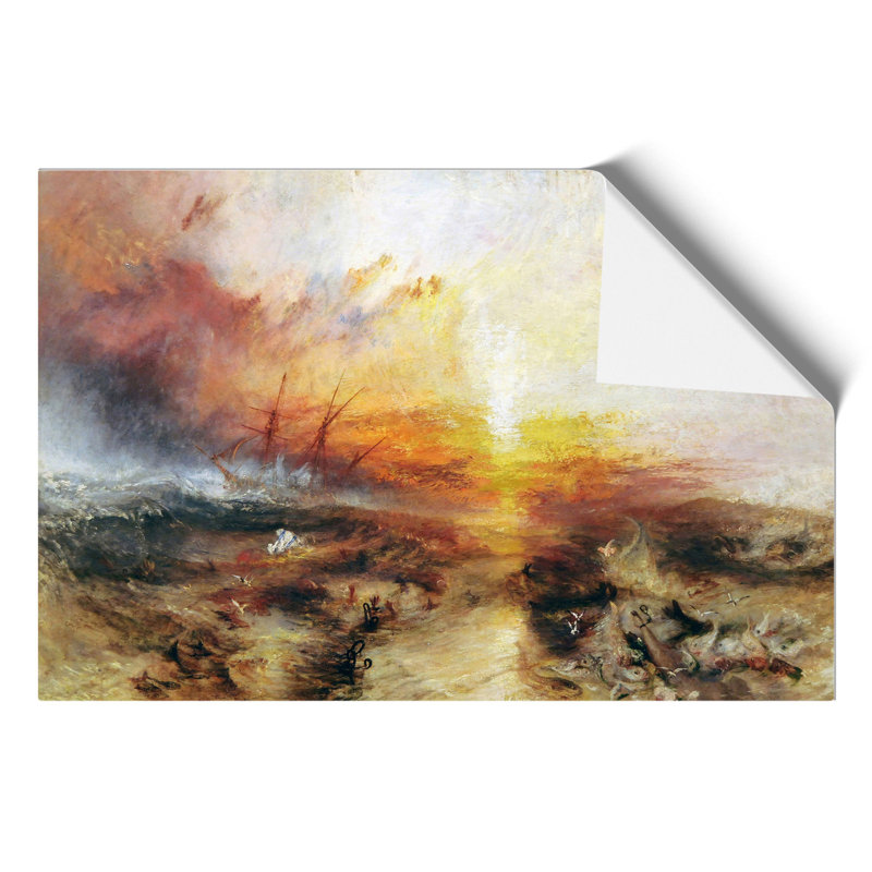Typhoon Coming by Joseph Mallord William Turner - Unframed Painting, 42cm H x 59cm W x 0.1cm D