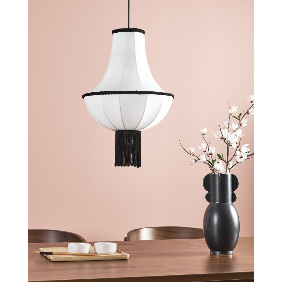 Abrina 1 - Light Matte Black Lantern Pendant