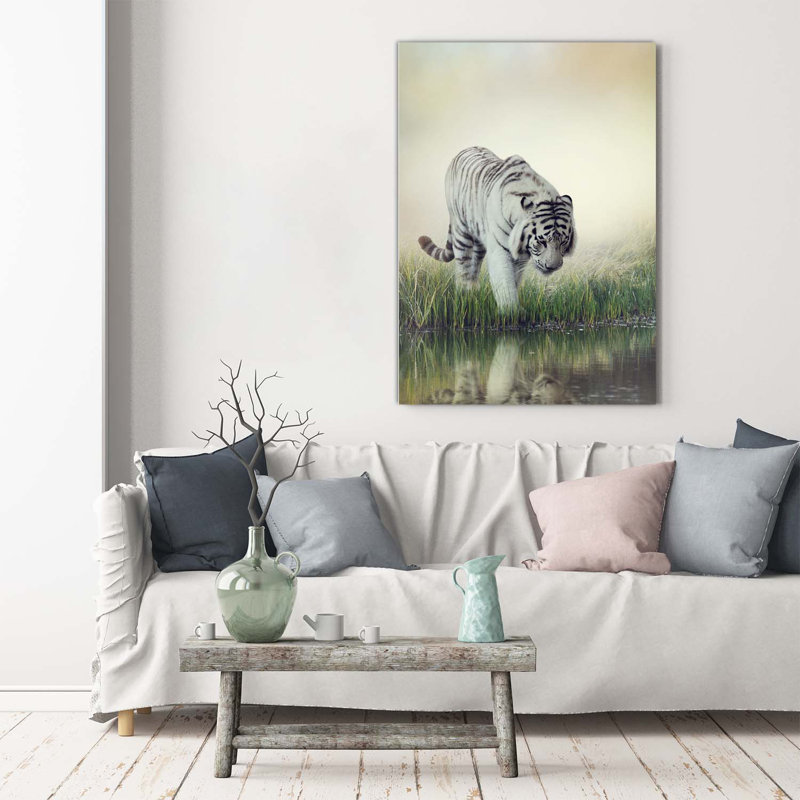 White Tiger - Wrapped Canvas Print