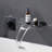 Wall Mounted Tub Faucet With Valve 2 Hole Waterfall Bathtub Faucet Single Handle Stainless Steel Bath Tub Fillers-114193890