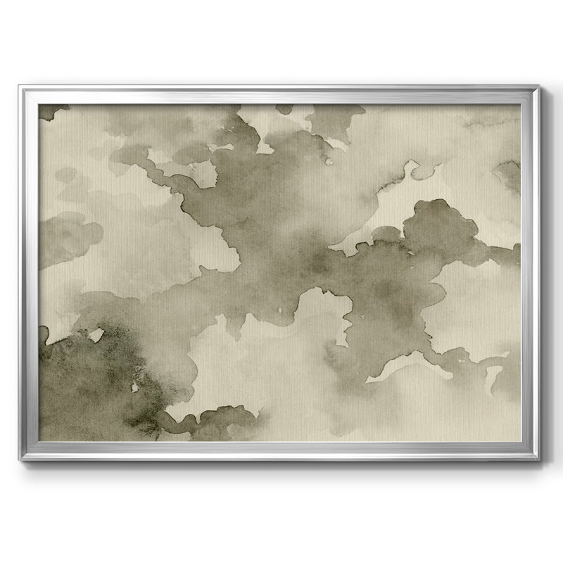 Antique Sky IV, reproduction d'art sur toile, Argent, H 30 po x l 44 po x P 1,5 po