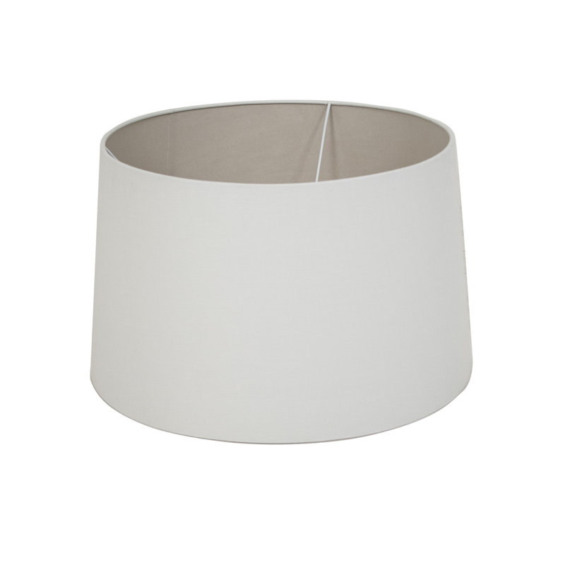 Drum Lamp Shade ( Screw On ), 24cm H x 40cm W x 40cm D, Opal