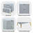 Gaines Gray High Gloss Finish Nightstand