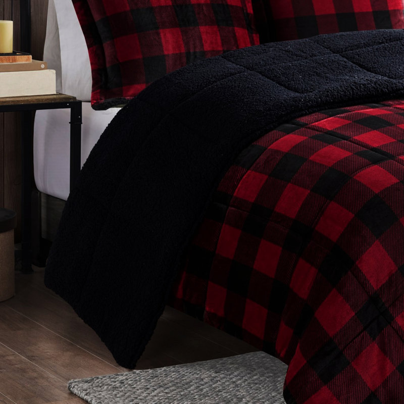 Édredon avec un design pour lit double / grand lit, comprend des taies décoratives et du duvet pour une expérience relaxante,