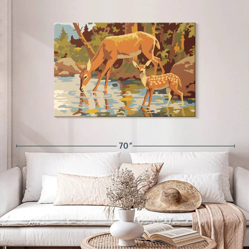 Deer And Fawn