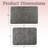 Lavish Home Set of 2 Memory Foam Bath Mats, Gray-1348629323