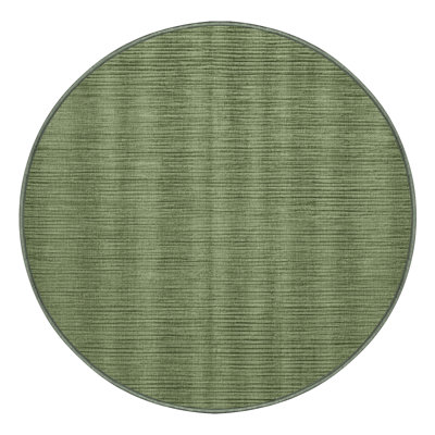 Tapis vert uni lavable à la machine