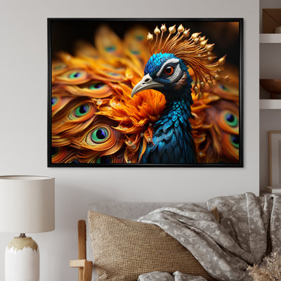" Close-up Of A Peacock "