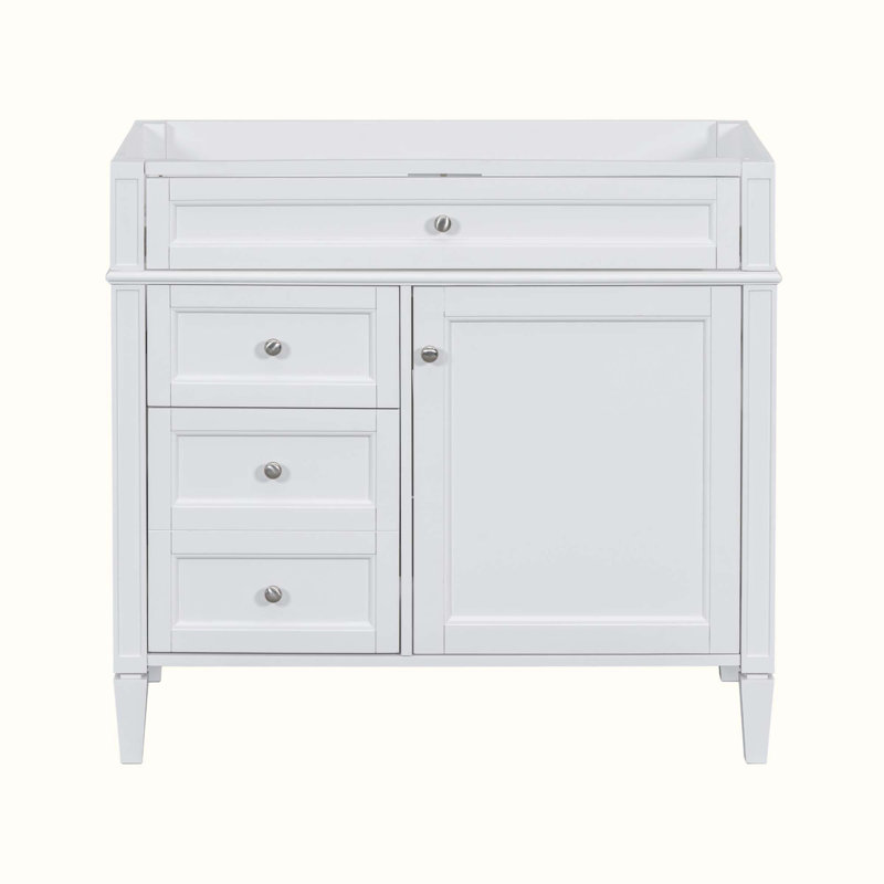 35 base de meuble-lavabo simple seulement, Blanc