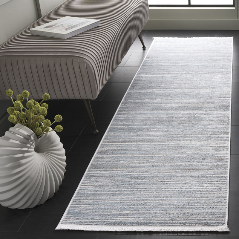 Tapis abstrait Candelario Performance, Tapis de couloir 2 pi 2 po x 8 pi