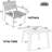 Lewisville 4 - Person Patio Dining Set Umbrella Hole Included Rectangular Table with Cushions Included