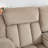 78.35'' Wide Pineapple-Textured Chenille Manual Reclining Loveseat Sofa With Center Console & Cup Holders (Set Of 2)-1191086177