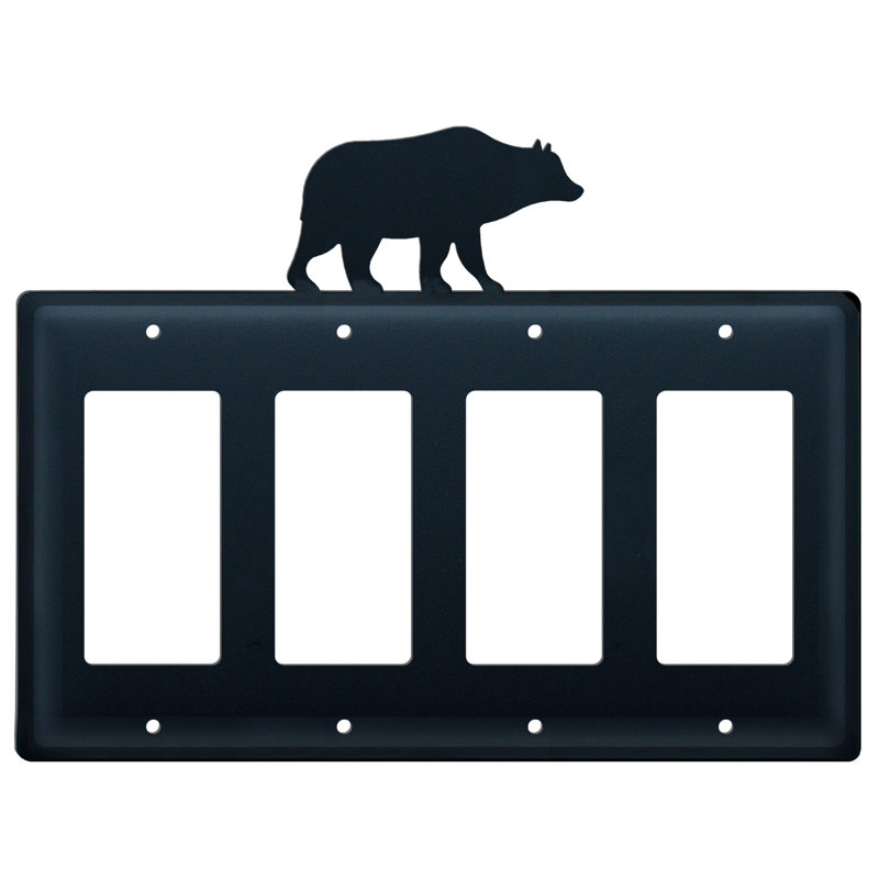 Bear 4-Gang Rocker Wall Plate