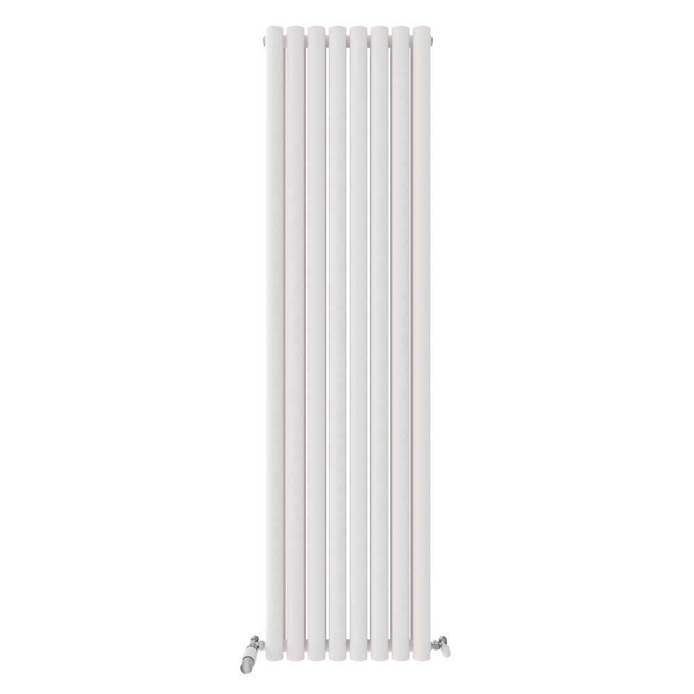 iBathUK Princia Vertical Double Oval Panel Radiator