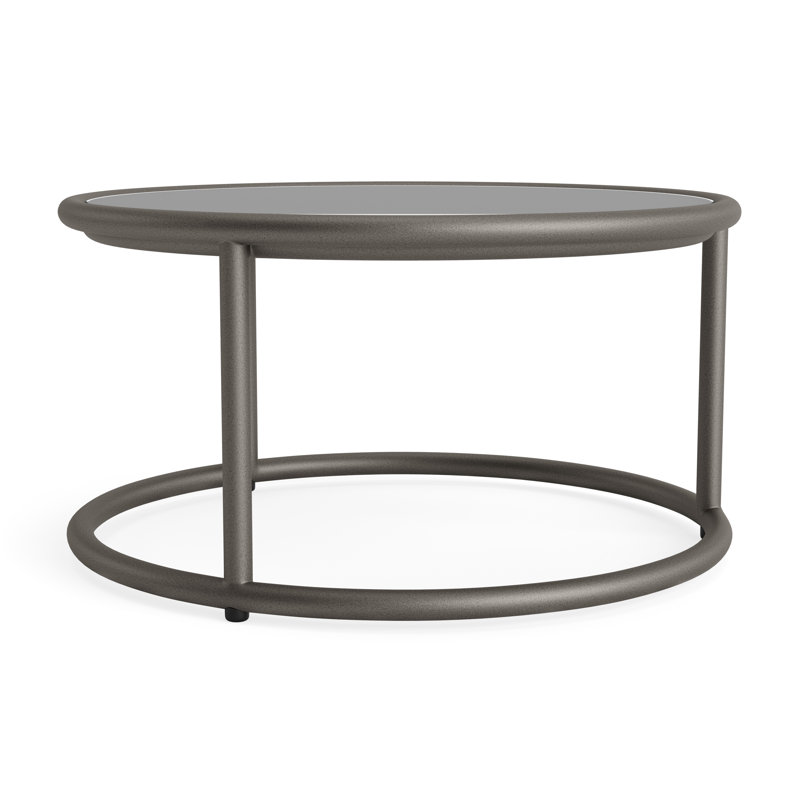 Walter Lamb Outdoor Round Side Table, Mica