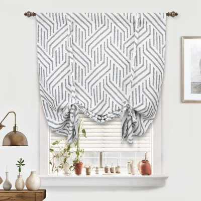 Gundeline Linen Blend Blackout Single Curtain Panel