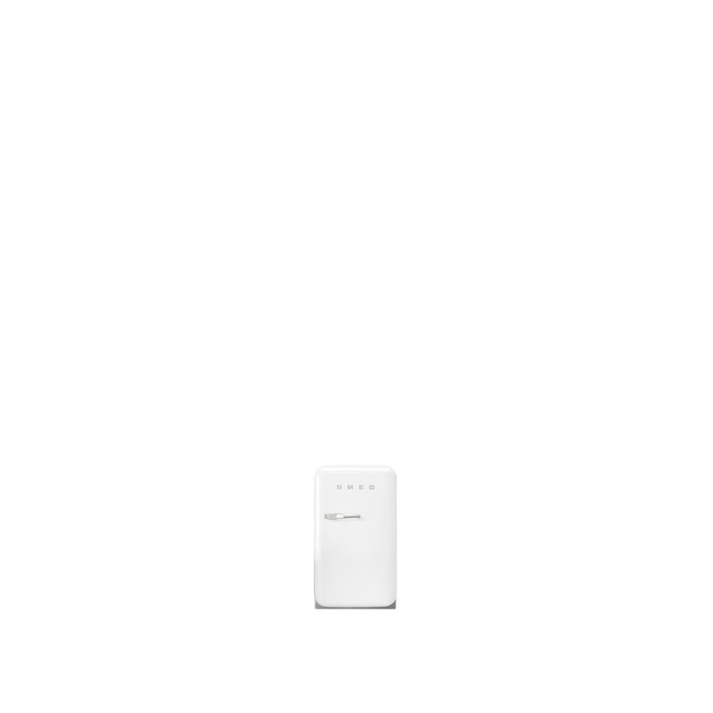SMEG 50s Style Retro 1.2 cu. ft. Freestanding Mini Fridge, White, Right