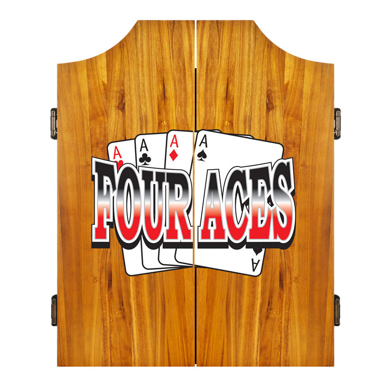 Ensemble d’armoires de jeu de fléchettes Four Aces