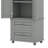 Tall Storage Cabinet With Two Drawers-113855073