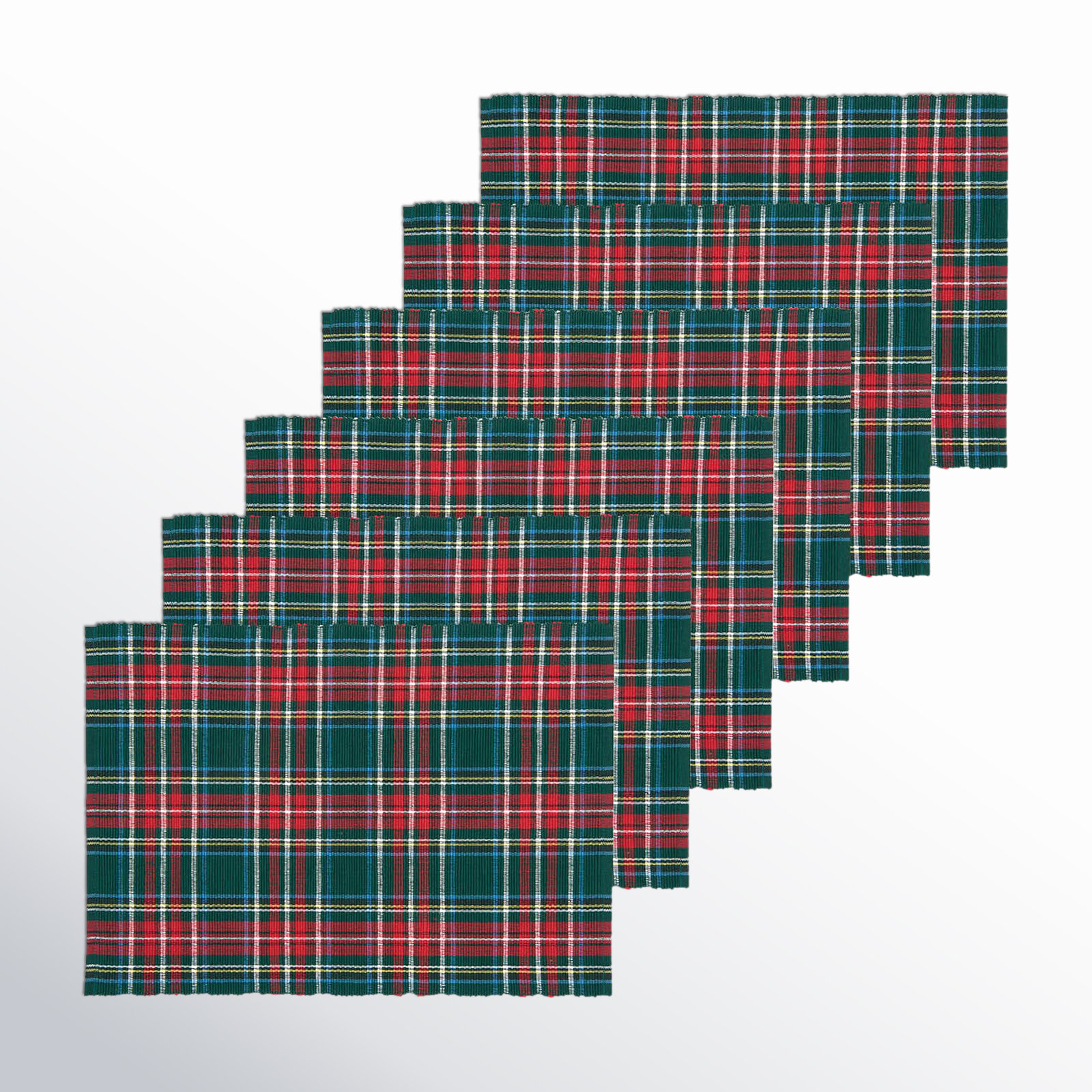 Sanders 6 Piece Cotton Placemat Set
