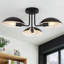 Plafonnier semi-encastré 3 lumières Spoutnik-1435685236