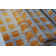 Tapis géométrique gris / orange Pinheiro