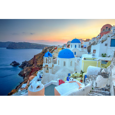 Azar Santorini, Grèce, photographie sur toile tendue